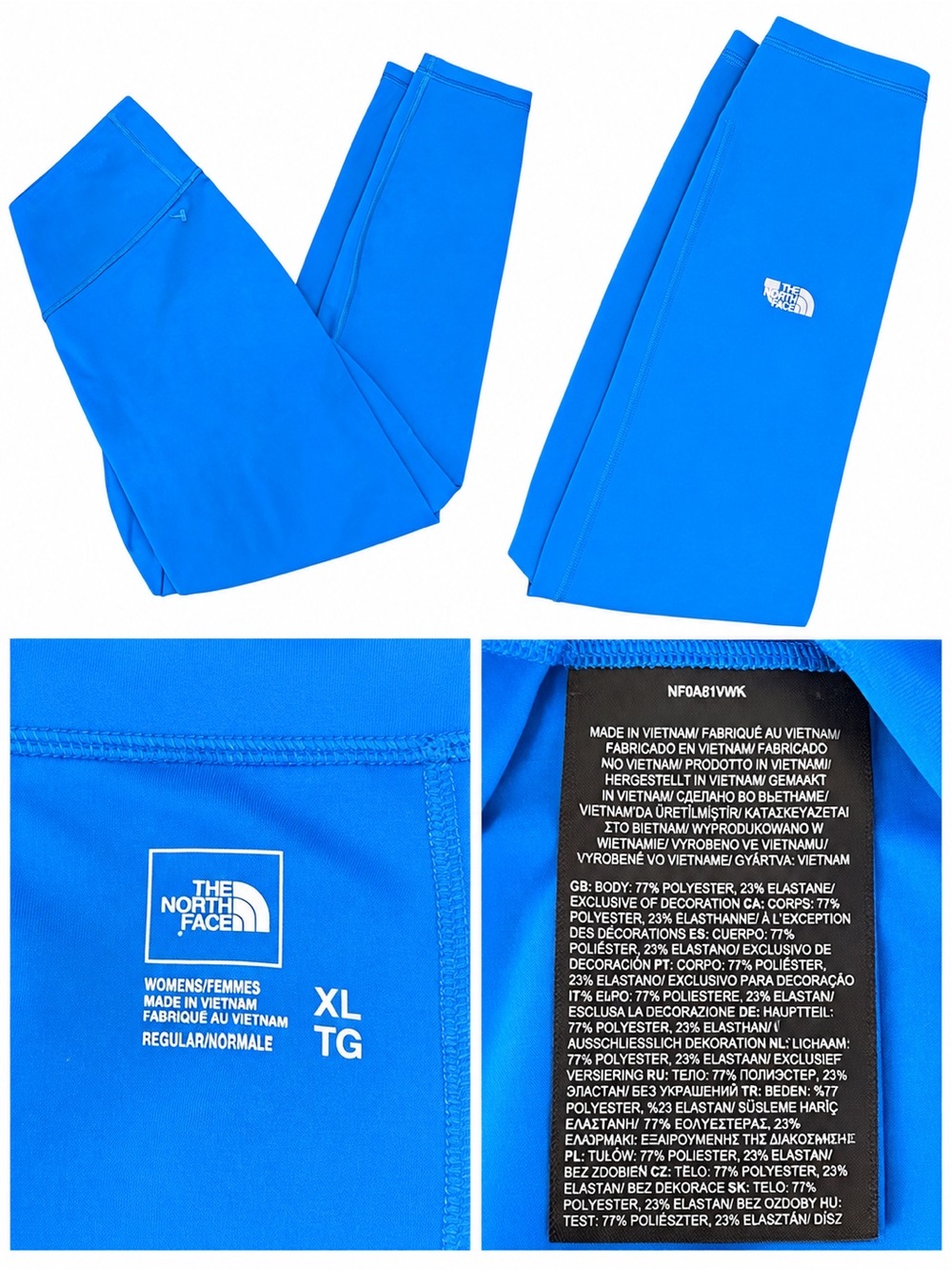 The North Face Blue Leggings Women’s XL